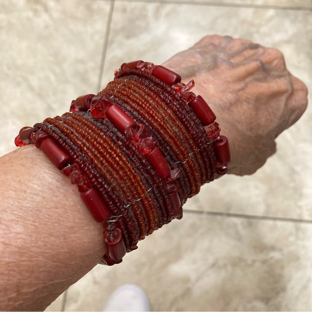 Cinnabar Cuff Bracelet